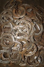 20 gebrauchte Hufeisen zum