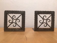 Buchstützen Schmiedeeisern