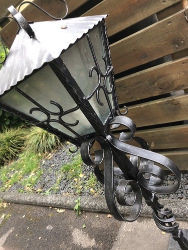 Schmiede eiserne lampe - schmiede,