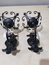 2 Wandlampen Schmiedeeisen