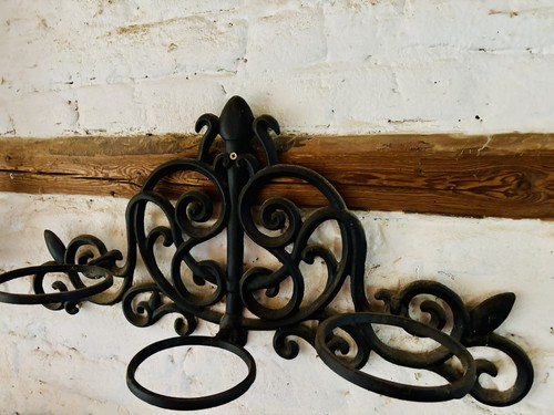 Schmiedeeiserner wandhalter - schmiedeeiserner,